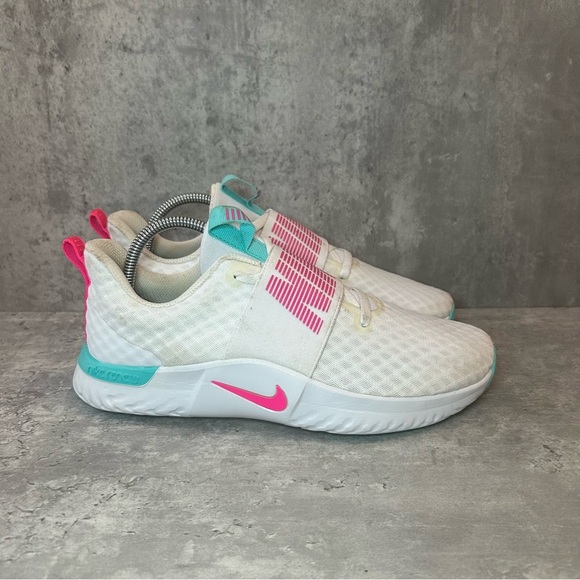 Nike Renew In-Season TR 9 Sneakers CW7022-100 Womens sz 6.5 - pink/white - Picture 1 of 6